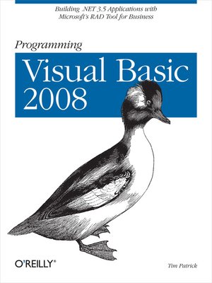 cover image of Programming Visual Basic 2008